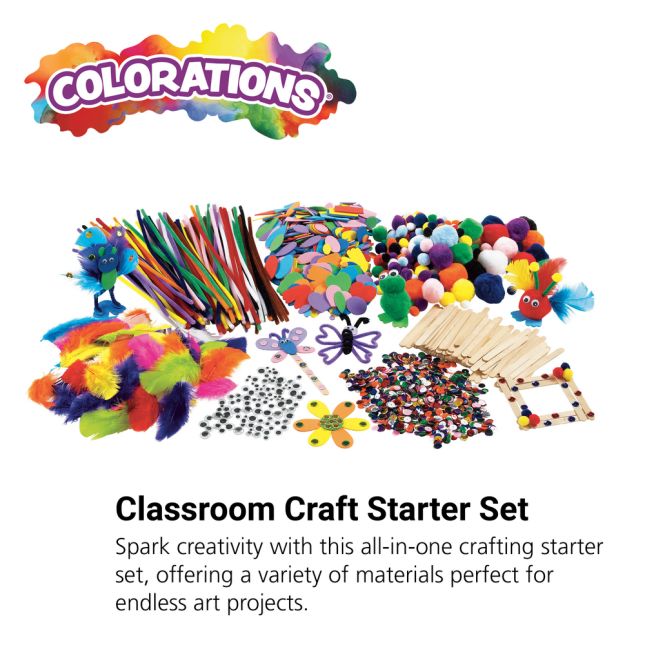 Colorations® Classroom Crafting Starter Set