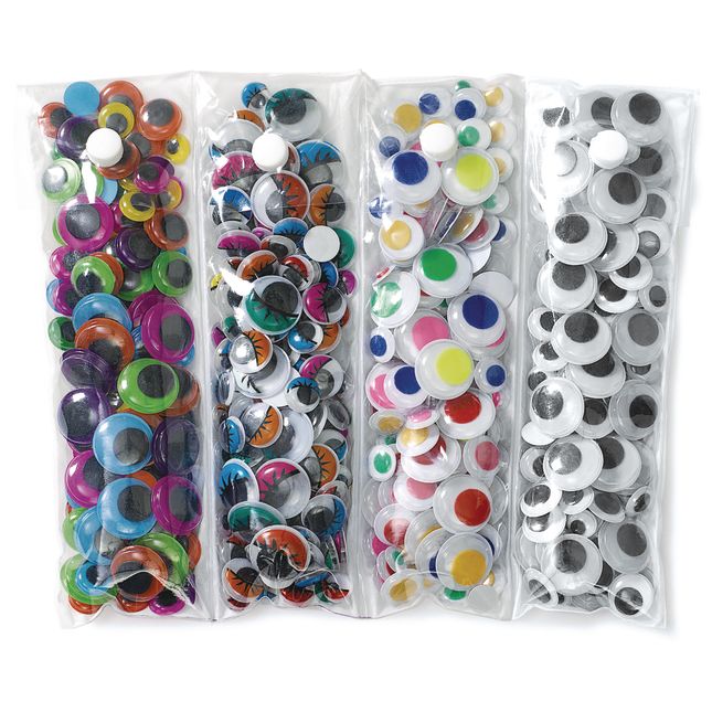 Colorations® Easy Storage Wiggly Eye Pack - Value