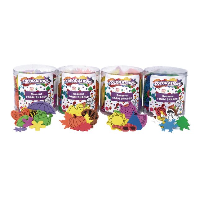 Colorations® Seasons Foam Shapes - Set of 4