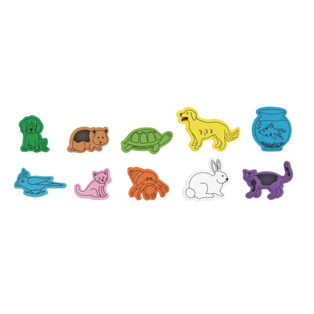 Colorations® Favorite Pets Foam Shapes - 500 Pieces