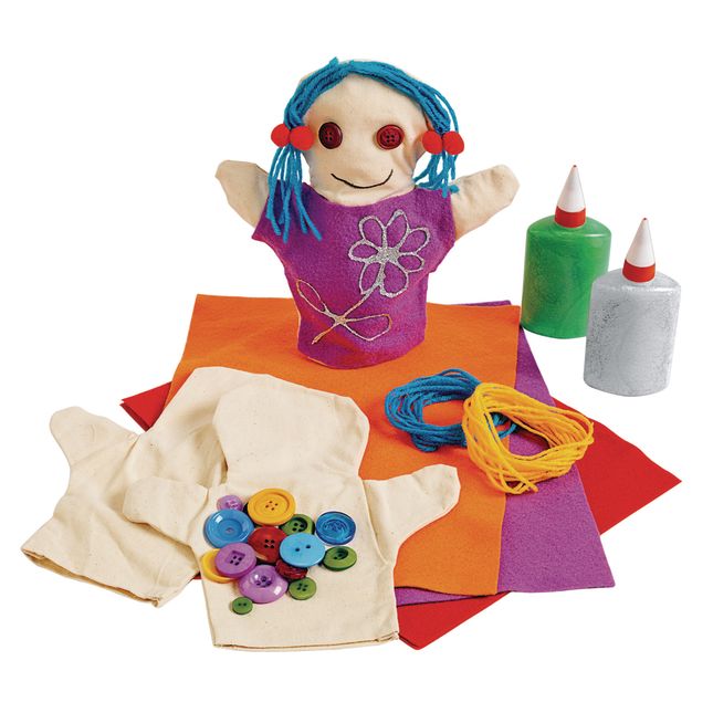 Colorations® Canvas Person Puppets - Set of 12