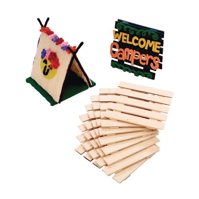 Colorations® Decorate Your Own Wooden Pallets, Set of 12_0