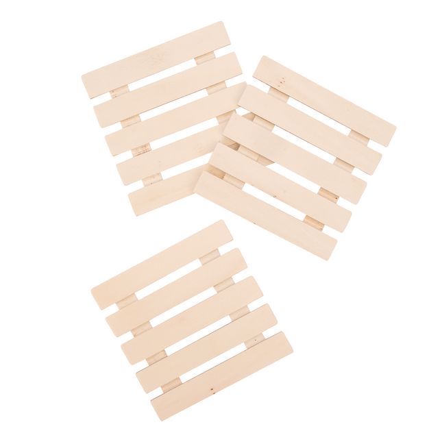 Colorations® Decorate Your Own Wooden Pallets, Set of 12_3