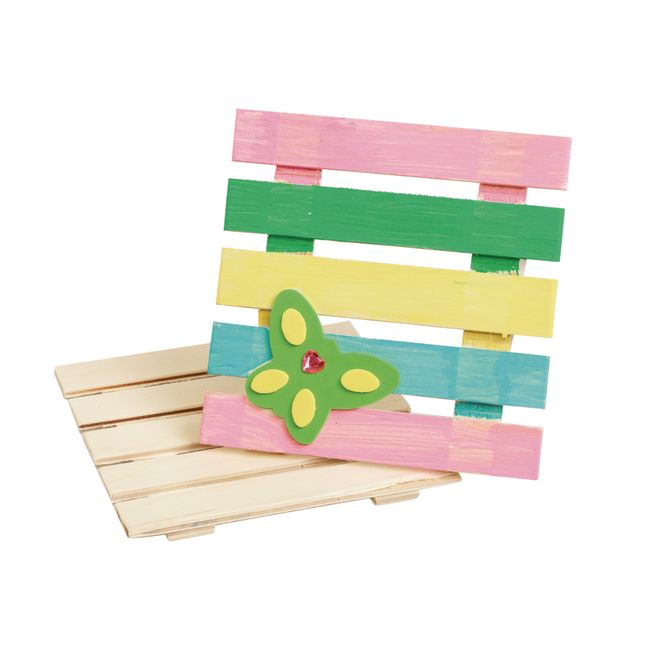 Colorations® Decorate Your Own Wooden Pallets, Set of 12