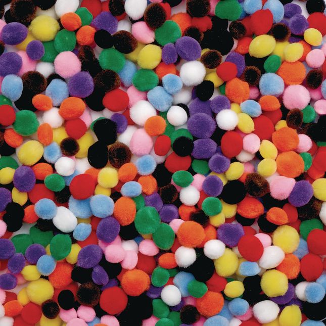 Colorations Mini Pom-Poms - 450 Pieces