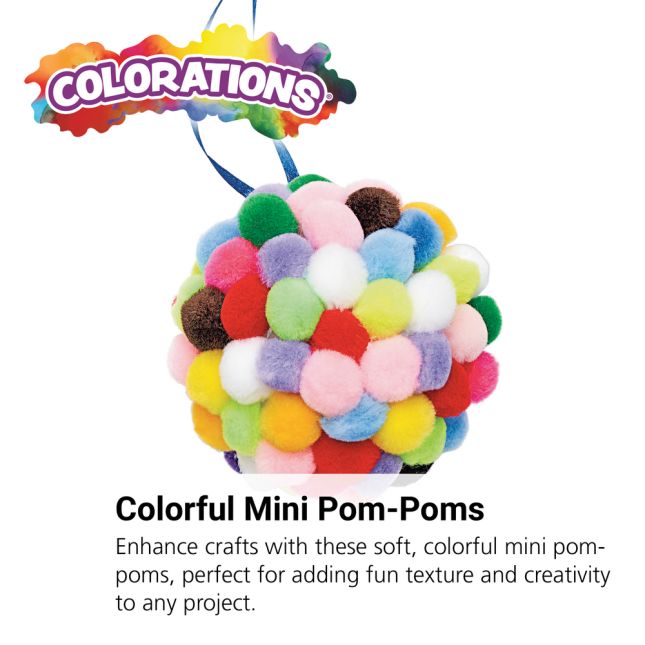 Colorations® Mini Pom-Poms - 450 Pieces