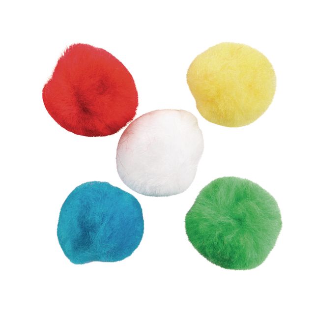 Colorations Pom Poms, Set of 100, Assorted Colors_1