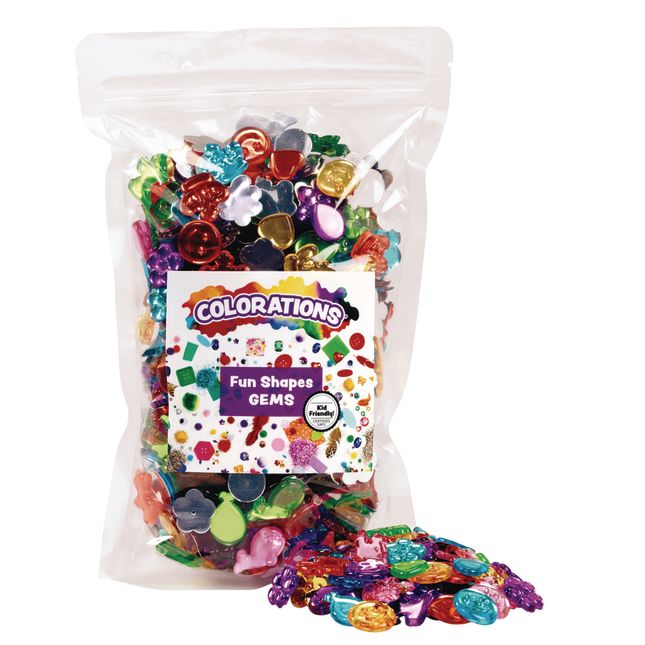 Colorations® Fun Gem Shapes 1 lb.