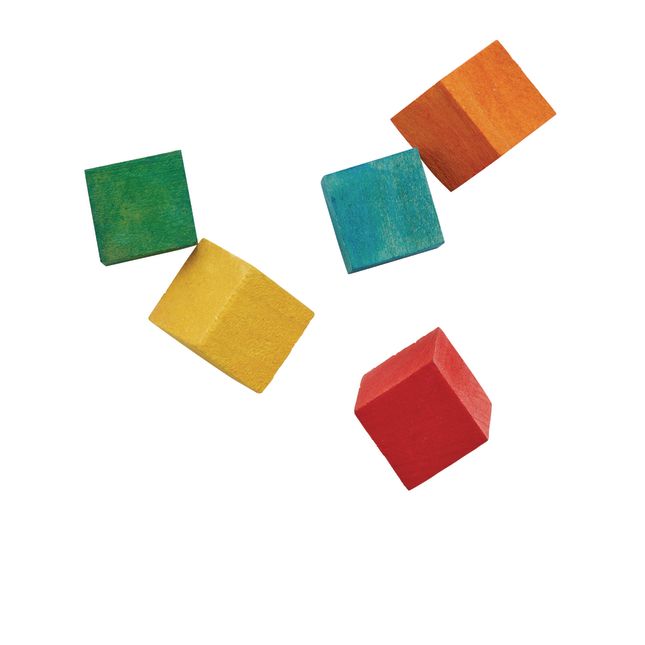 Colorations® Colored Wood Cubes - 196 Pieces