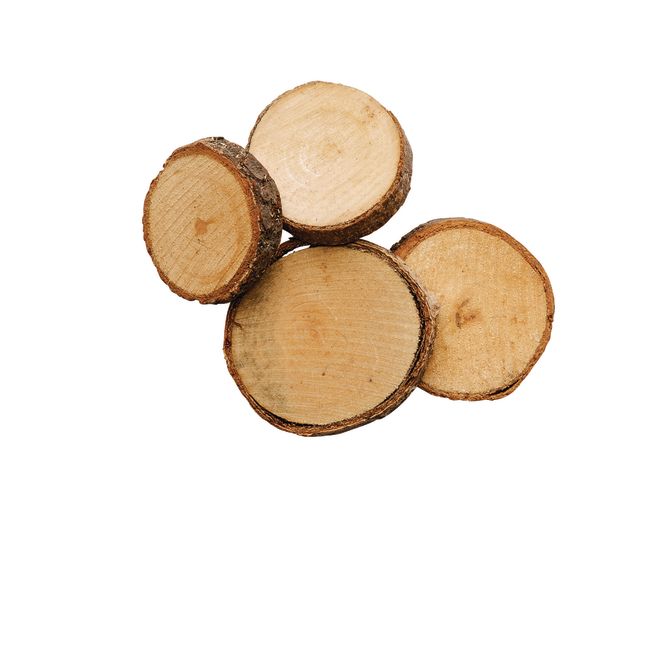 Colorations® Wood Craft Rounds - 50 Pieces