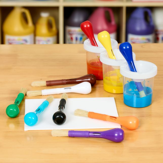 Colorations® Easy-Grip Paint Brushes - Set of 10