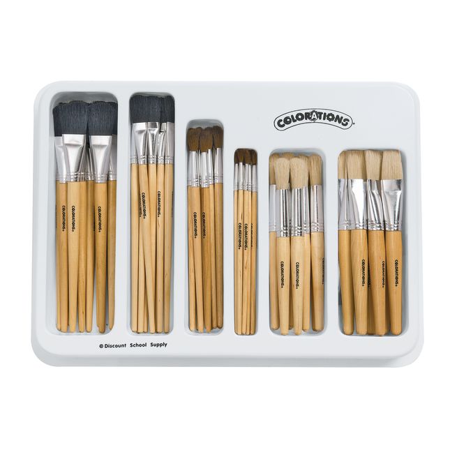 Colorations® Natural Brush Classroom Value Pack