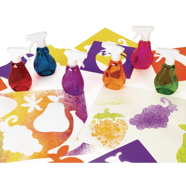 Colorations® E-Z Pull Extra Large Clear Trigger Sprayers, 10-1/2 fl oz. Set of 6