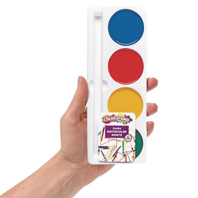 Colorations® 4 Best Value Jumbo Washable Watercolor Paint component only