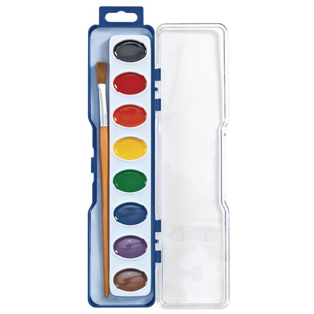 Colorations® Regular Best Value Washable Watercolor Paints, 4 Palettes, 8 Colors ea