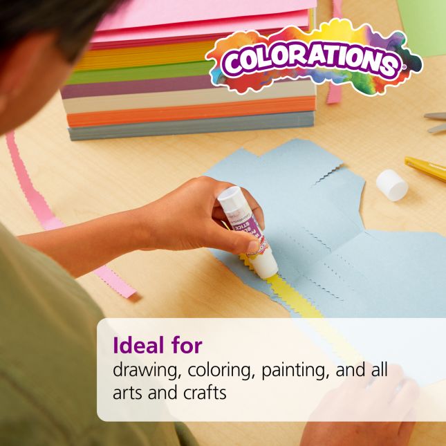 Colorations® Assorted Colors of Construction Paper, 9" x 12" - 200 Sheets