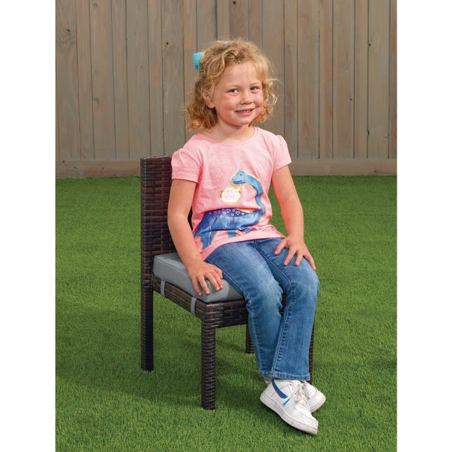 Excellerations® Outdoor Wicker Dining Chair (Preschool Height)