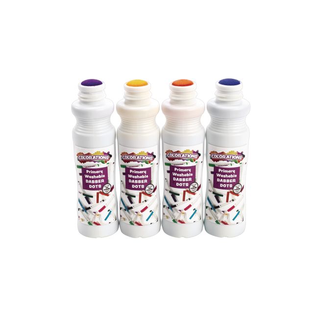 Colorations® Dabber Dot Markers - 6 Sets, 4 Colors