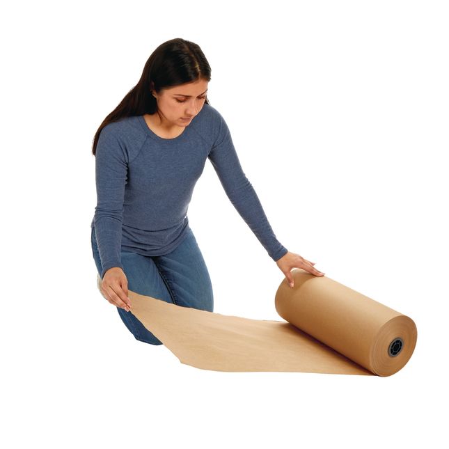 Colorations® 18" x 1000' Tan 40 lb. Butcher Paper Roll