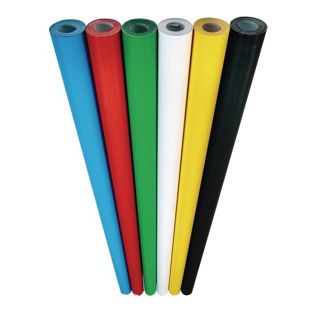 Set of 6 Top Selling colors: White, Black, Apple Green, Bright Blue, Red and Canary Yellow