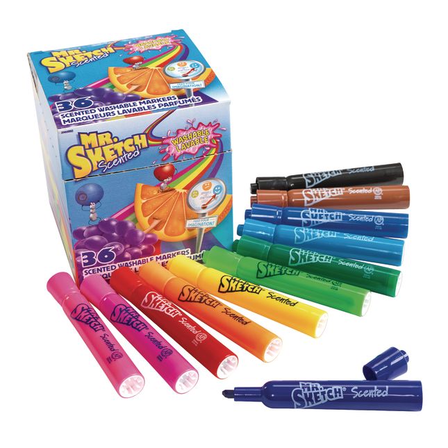 Mr. Sketch® Washable Scented Markers - Set of 36
