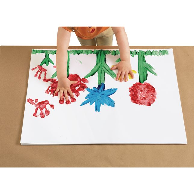 16" x 22" Glossy Finger Paint Paper - 100 Sheets