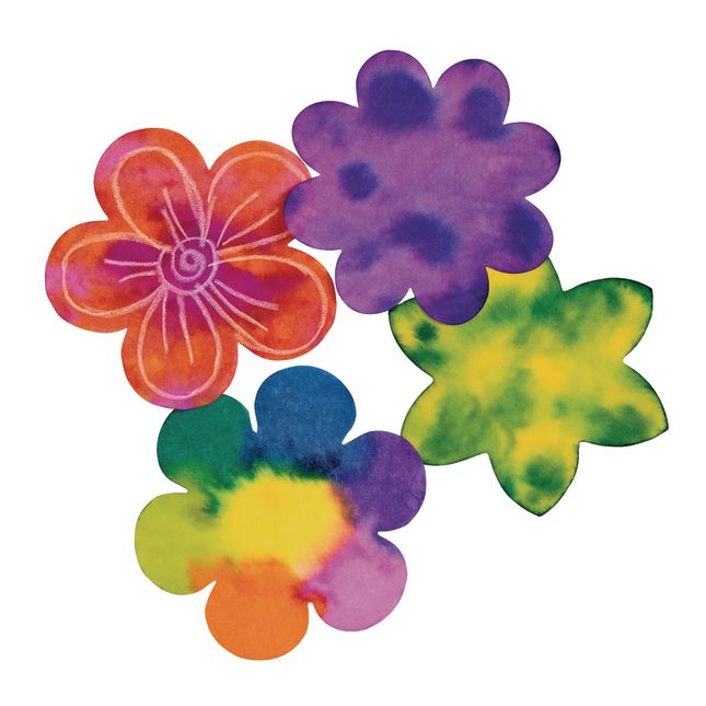 Liquid Watercolor™ Diffusing Paper Flower Shapes