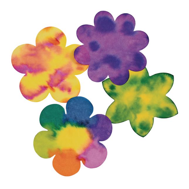 Liquid Watercolor™ Diffusing Paper Flower Shapes