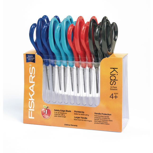 Fiskars® for Kids 5 Pointed Tip Scissors - Set of 12