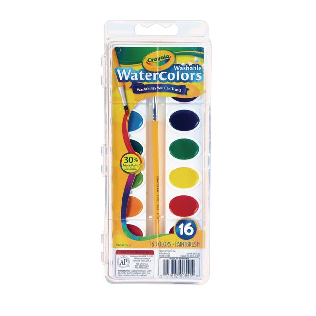 Crayola Washable Watercolors, 8 Colors