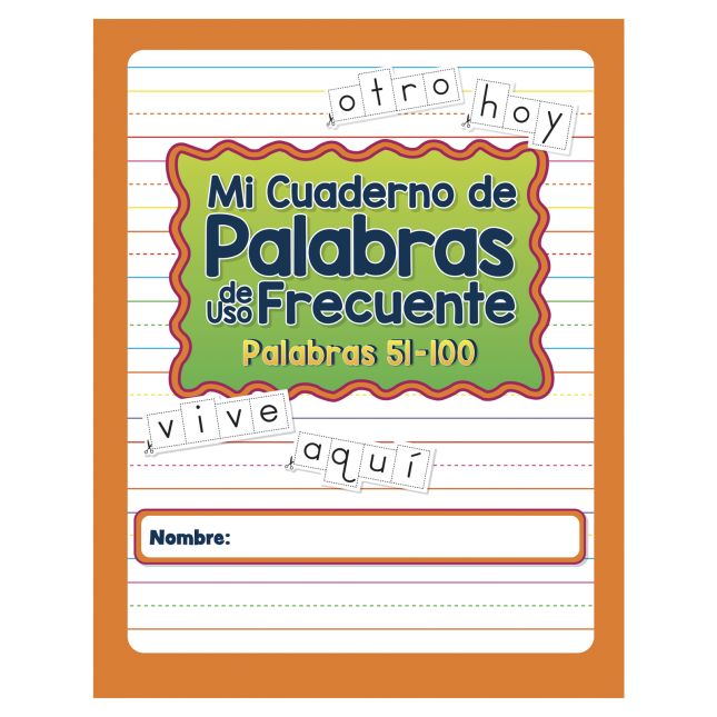 Mi Cuaderno de Palabras de Uso Frecuente –