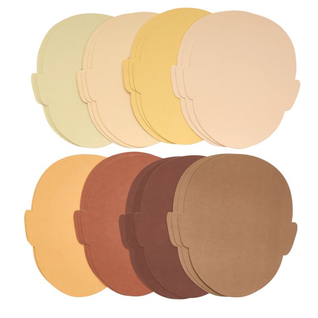 Colorations® Colors Like Me® Faces - Set of 24