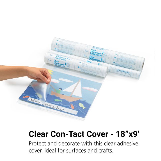 Clear Con-Tact® Cover - 18" x 9 ft.