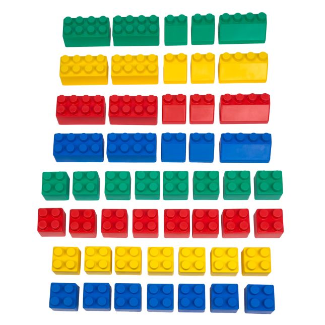 Super Soft Edublocks - 50 Pieces