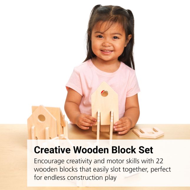 Happy Architect Wooden Building Blocks - Set of 22_1