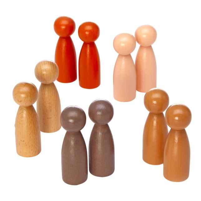 Peg People of the World - Set of 10_0