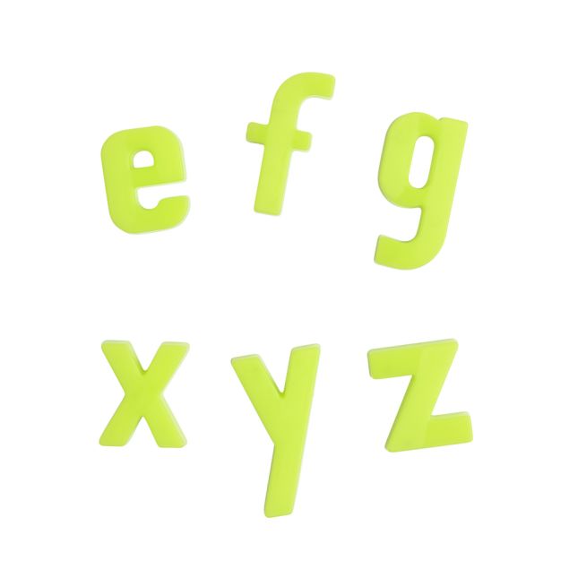 Excellerations® Lowercase Plastic Letters - 26 Pieces_0