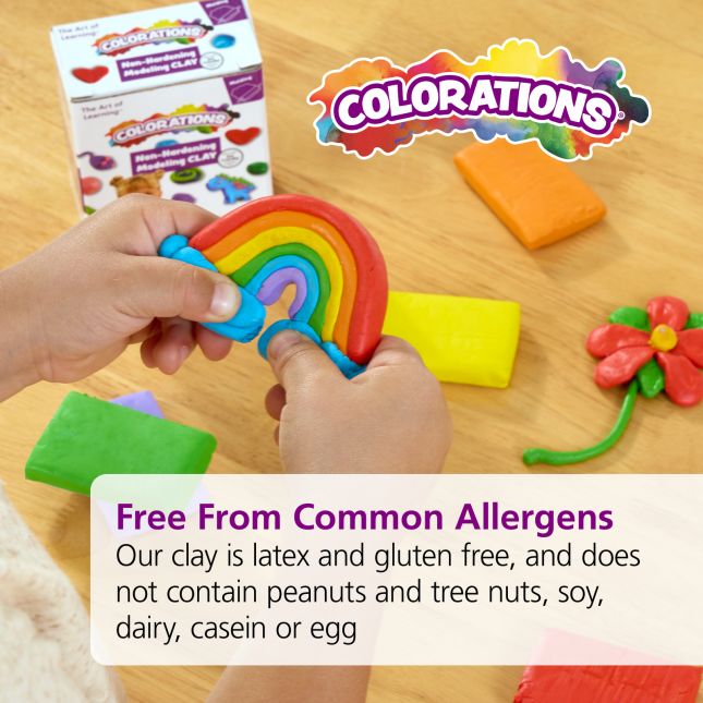 Colorations® Non-Hardening Clay - Set of 6