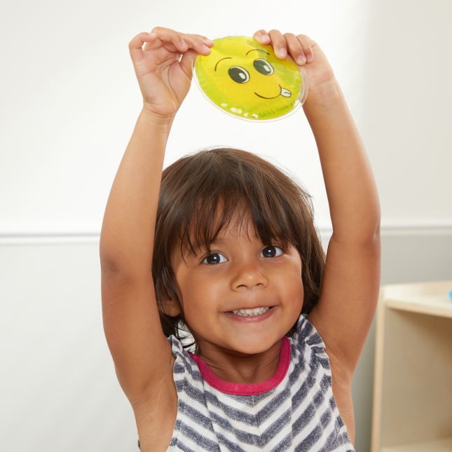 Excellerations® Sensory Gel Bead Emotions Discs Activity