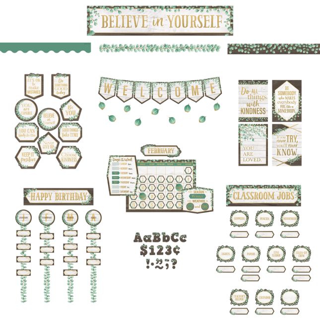 Eucalyptus Complete Classroom Kit - 564 Pieces