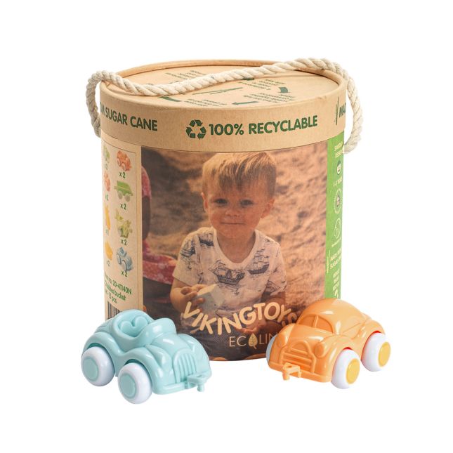 Ecoline Chubby Vehicles Bucket Set - 15 Pieces
