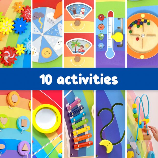 Rainbow Activity Wall Panel