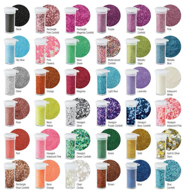 Colorations® Glitter Variety Pack - 36 Pack
