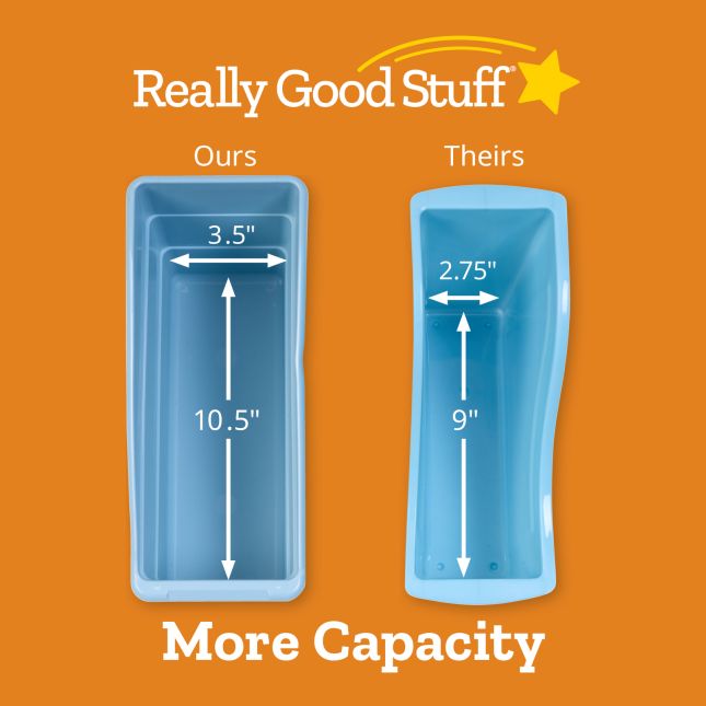 Really Good Stuff® Durable Book and Binder Holder- 6 Pack - Water