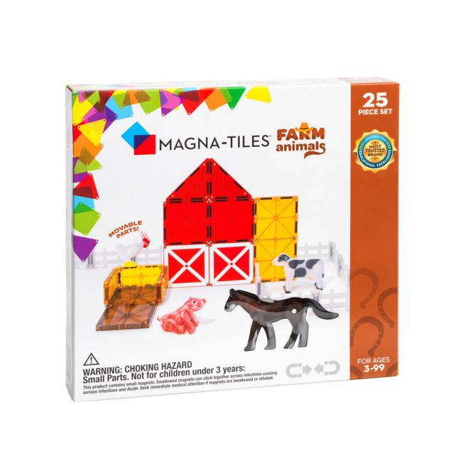 Magna-Tiles® Farm Animals - 25 Piece Set