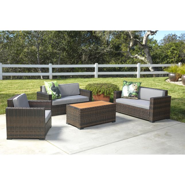 Environments® Outdoor Wicker Sofa (School Age Height)