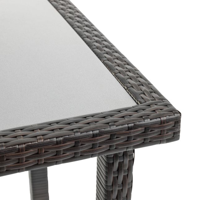 Environments® Outdoor Smooth Top Wicker Table – 21" (Preschool Height)