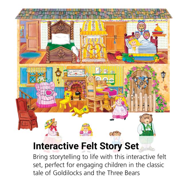 Goldilocks and the 3 Bears Felt Set