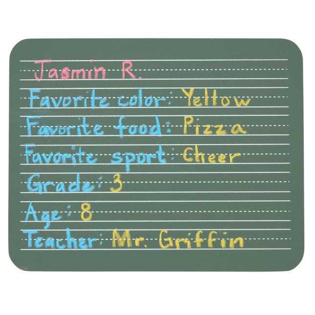 Two-Sided Mini Chalkboard 12" x 9"