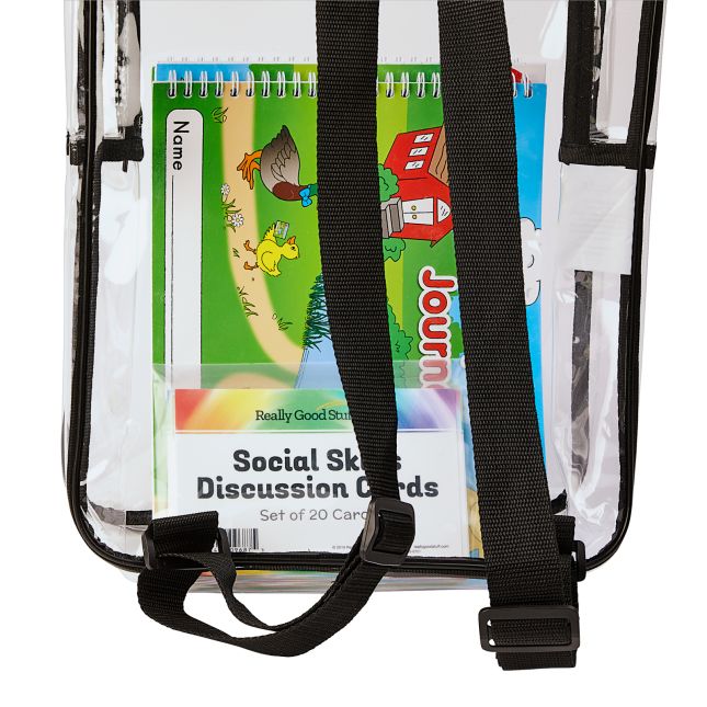 Excellerations® 17" Premium Clear Backpack - Single